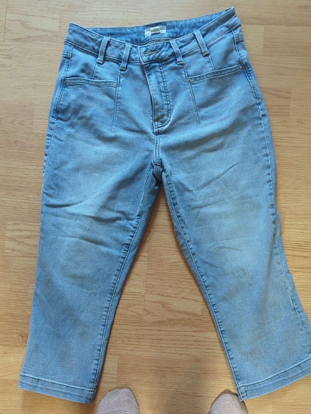Women's High-Rise Light Blue Cropped Jeans Maurice's